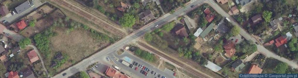 Zdjęcie satelitarne Grodzisk Mazowiecki Piaskowa