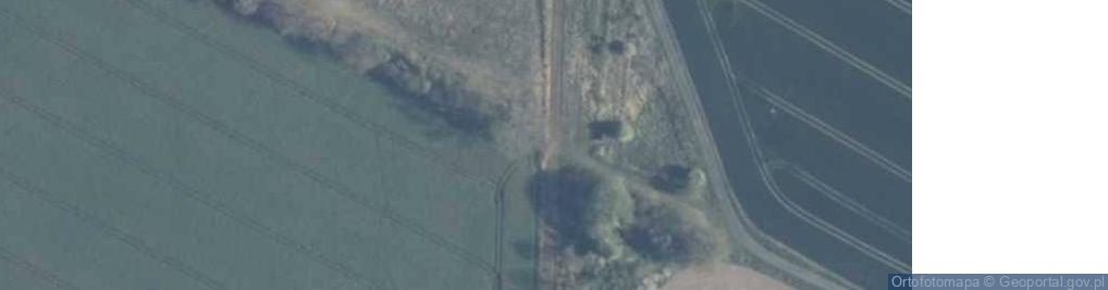 Zdjęcie satelitarne Nadmorska Kolej Wąskotorowa - stacja Modlimowo