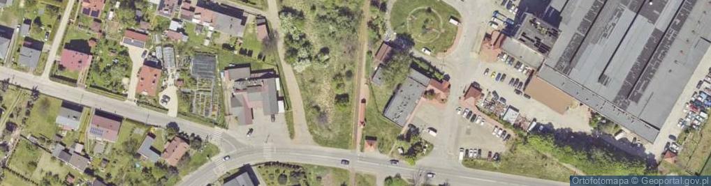 Zdjęcie satelitarne Sucha Góra - Górnośląskie Koleje Wąskotorowe