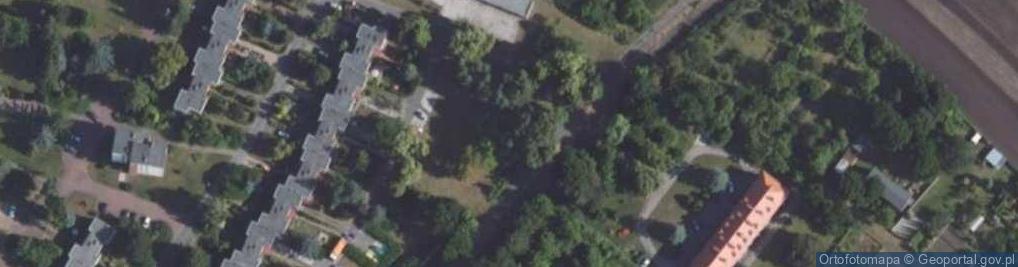 Zdjęcie satelitarne Słupia Wielka - Średzka Kolej Powiatowa