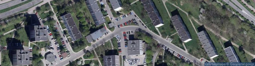 Zdjęcie satelitarne Komenda Miejska Policji w Jastrzębiu-Zdroju