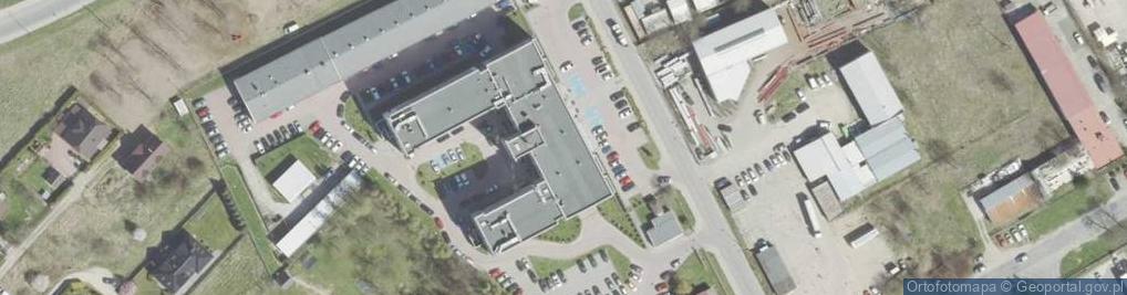 Zdjęcie satelitarne Komenda Miejska Policji w Nowym Sączu