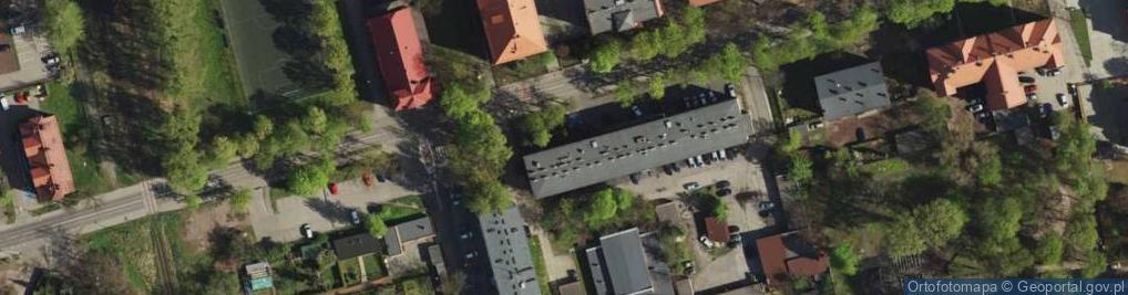 Zdjęcie satelitarne Komenda Miejska Policji w Rudzie Śląskiej