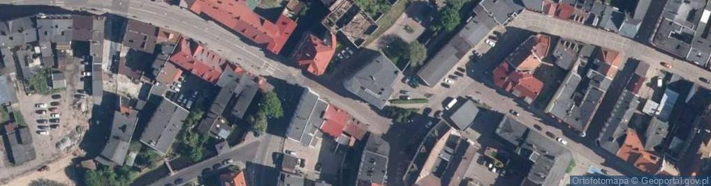 Zdjęcie satelitarne Komenda Powiatowa Policji w Białogardzie