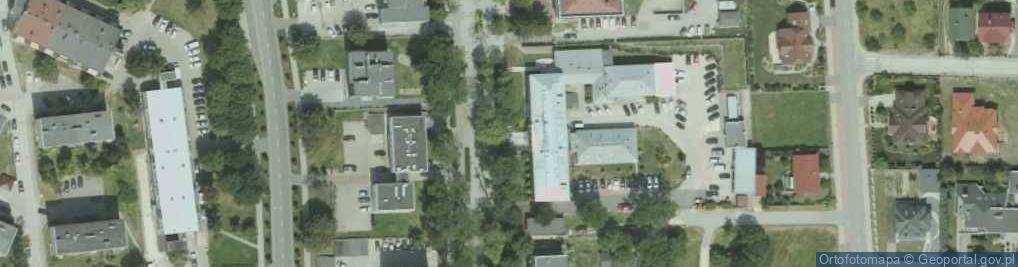 Zdjęcie satelitarne Komenda Powiatowa Policji w Busku-Zdroju