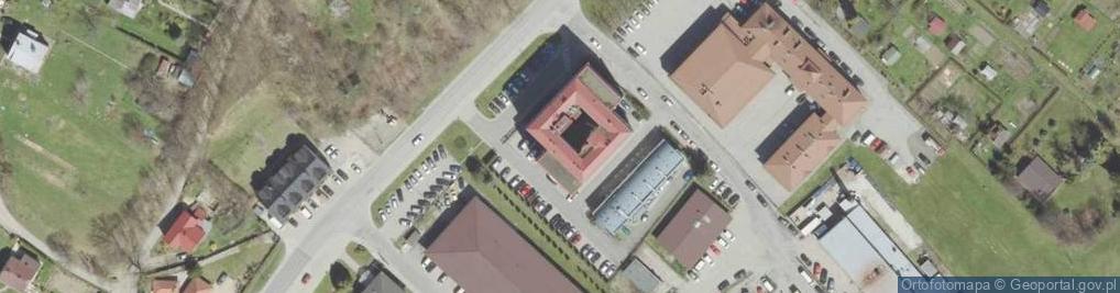 Zdjęcie satelitarne Komenda Powiatowa Policji w Gorlicach