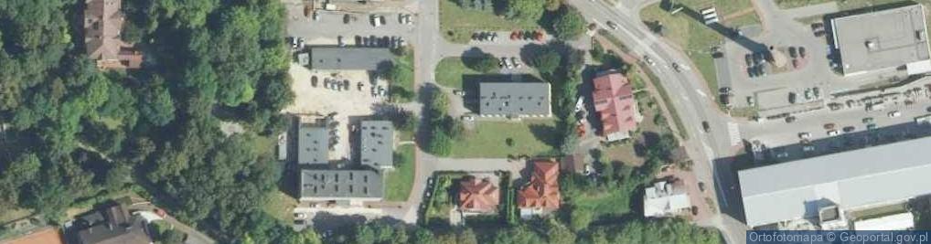 Zdjęcie satelitarne Komenda Powiatowa Policji w Kazimierzy Wielkiej