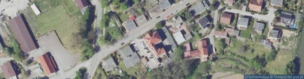 Zdjęcie satelitarne Komenda Powiatowa Policji w Krapkowicach