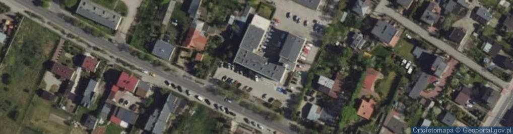 Zdjęcie satelitarne Komenda Powiatowa Policji w Kutnie