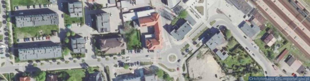 Zdjęcie satelitarne Komenda Powiatowa Policji w Lublińcu