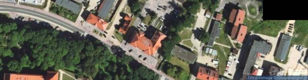 Zdjęcie satelitarne Komenda Powiatowa Policji w Nidzicy