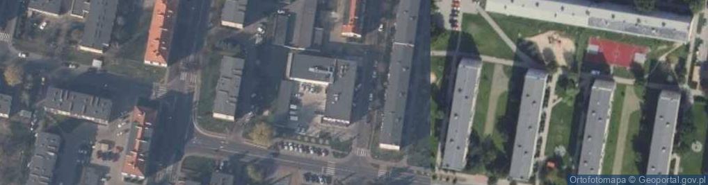 Zdjęcie satelitarne Komenda Powiatowa Policji w Pleszewie