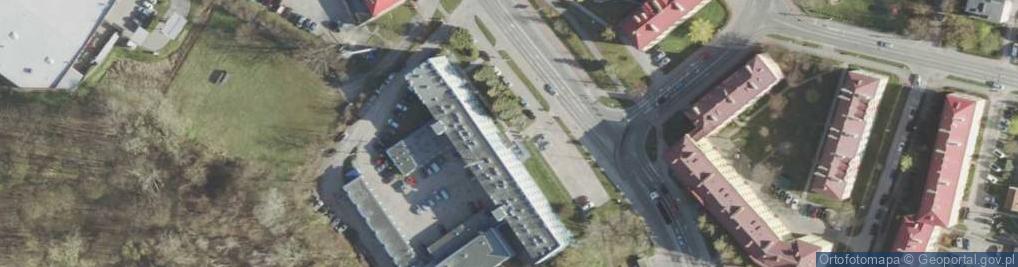 Zdjęcie satelitarne Komenda Powiatowa Policji w Starachowicach
