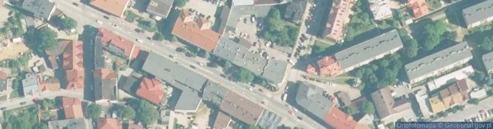 Zdjęcie satelitarne Komenda Powiatowa Policji w Wadowicach