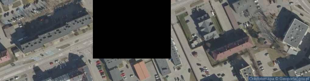 Zdjęcie satelitarne Komenda Powiatowa Policji w Wysokiem Mazowieckiem