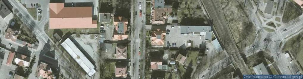 Zdjęcie satelitarne Komenda Powiatowa Policji w Ząbkowicach Śląskich