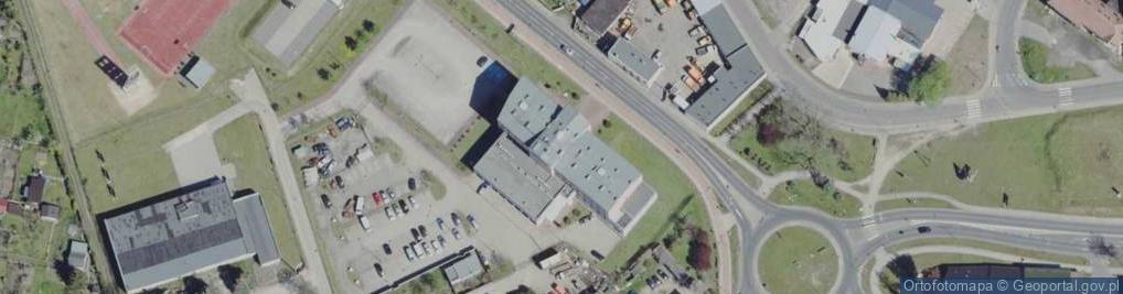 Zdjęcie satelitarne Komenda Powiatowa Policji w Żaganiu