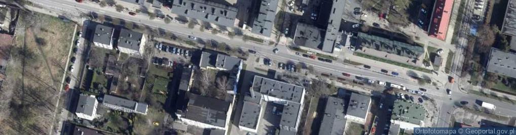 Zdjęcie satelitarne Komenda Powiatowa Policji w Zgierzu