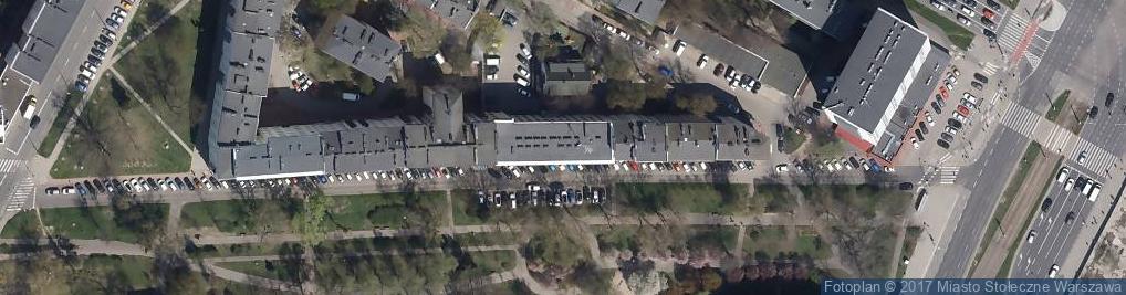 Zdjęcie satelitarne Komenda Rejonowa Policji Warszawa III