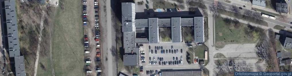 Zdjęcie satelitarne Komenda Wojewódzka Policji w Łodzi