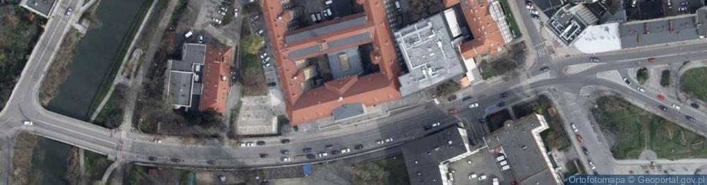 Zdjęcie satelitarne Komenda Wojewódzka Policji w Opolu