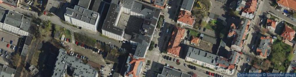 Zdjęcie satelitarne Komenda Wojewódzka Policji w Poznaniu