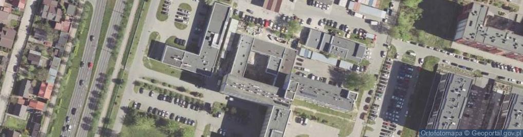 Zdjęcie satelitarne Komenda Wojewódzka Policji z siedzibą w Radomiu