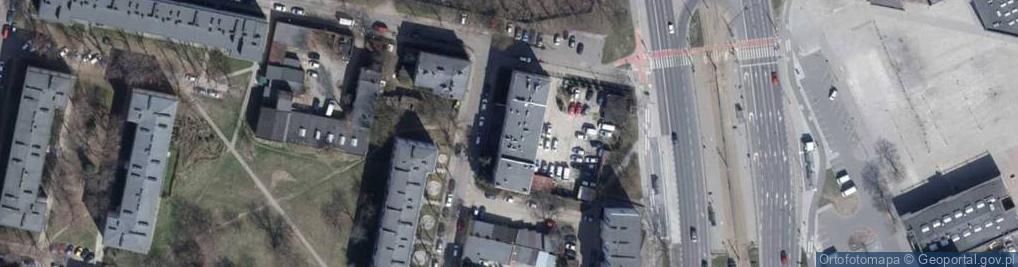 Zdjęcie satelitarne Komisariat Policji II w Łodzi