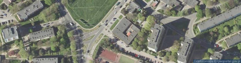 Zdjęcie satelitarne Komisariat Policji II w Lublinie
