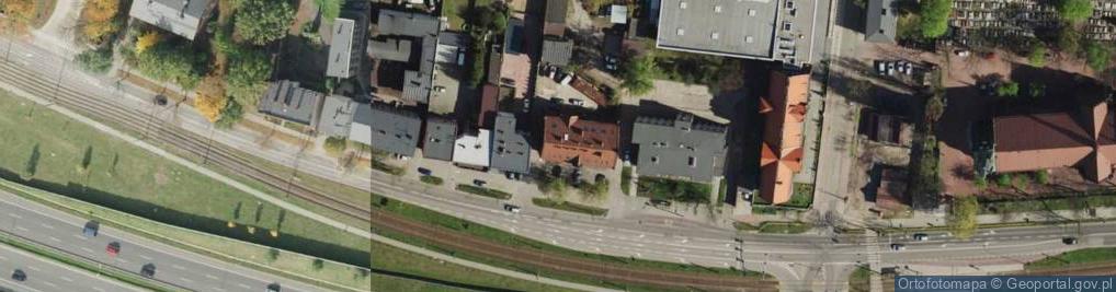 Zdjęcie satelitarne Komisariat Policji III w Zabrzu