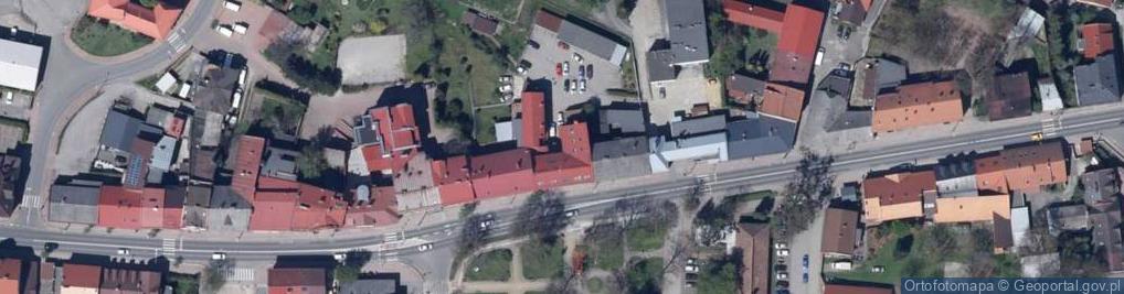 Zdjęcie satelitarne Komisariat Policji w Andrychowie