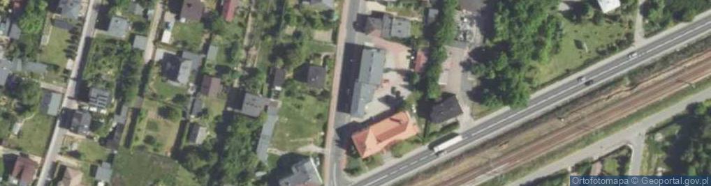 Zdjęcie satelitarne Komisariat Policji w Blachowni