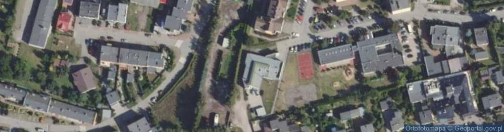 Zdjęcie satelitarne Komisariat Policji w Buku