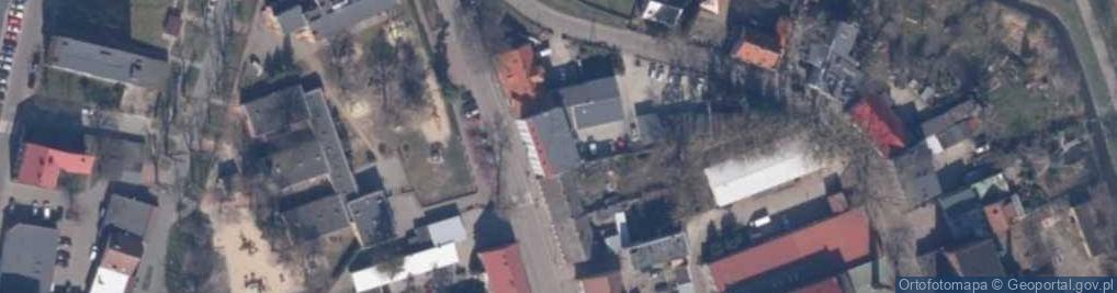 Zdjęcie satelitarne Komisariat Policji w Dębnie