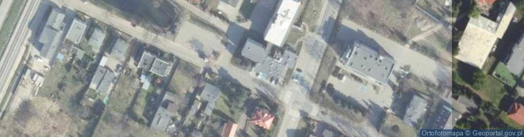 Zdjęcie satelitarne Komisariat Policji w Komornikach