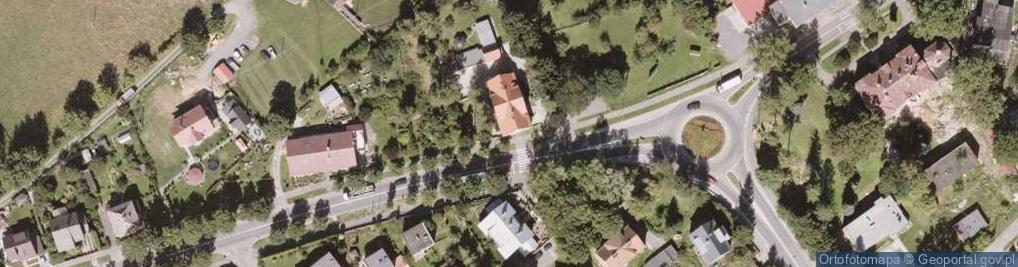 Zdjęcie satelitarne Komisariat Policji w Lądku-Zdroju