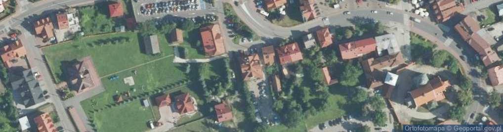 Zdjęcie satelitarne Komisariat Policji w Niepołomicach