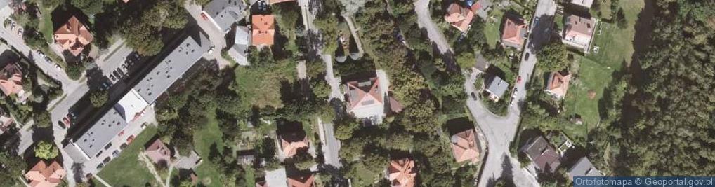 Zdjęcie satelitarne Komisariat Policji w Polanicy-Zdroju