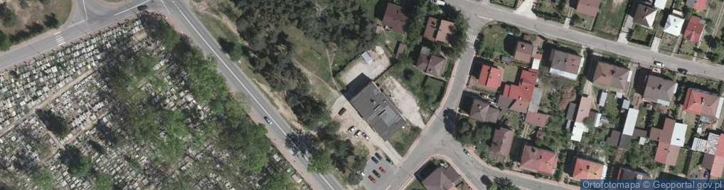 Zdjęcie satelitarne Komisariat Policji w Rudniku nad Sanem