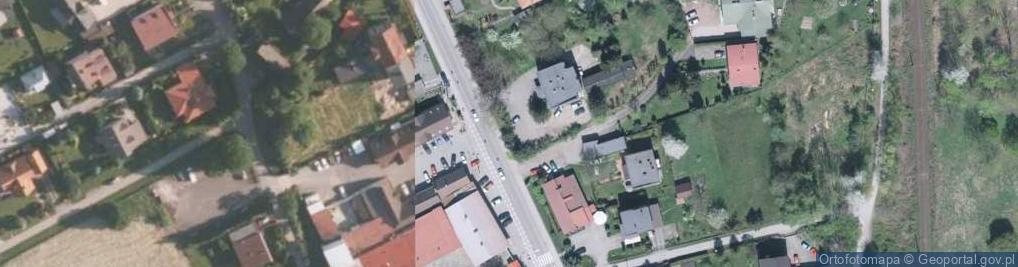 Zdjęcie satelitarne Komisariat Policji w Ustroniu