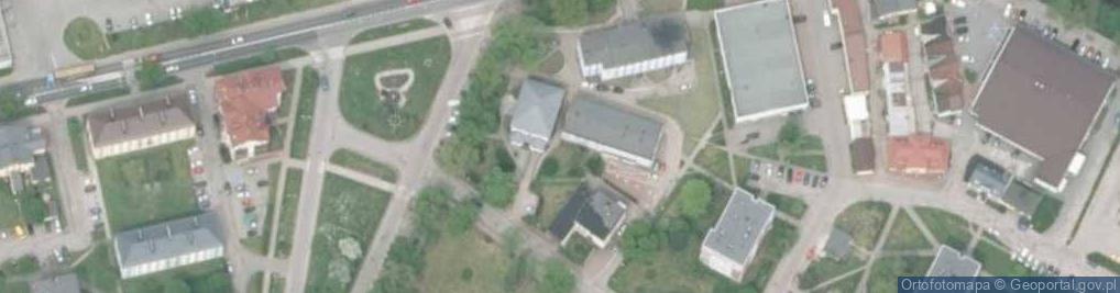 Zdjęcie satelitarne Posterunek Policji w Porębie