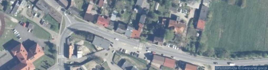 Zdjęcie satelitarne Posterunek Policji w Widuchowej-Baniach