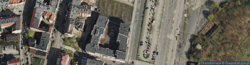 Zdjęcie satelitarne Komornik Sądowy przy Sądzie Rejonowym Poznań – Nowe Miasto i Wil