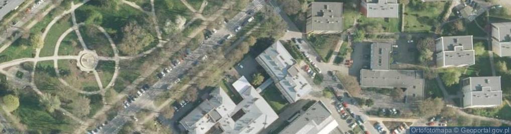Zdjęcie satelitarne Centrum IUNG