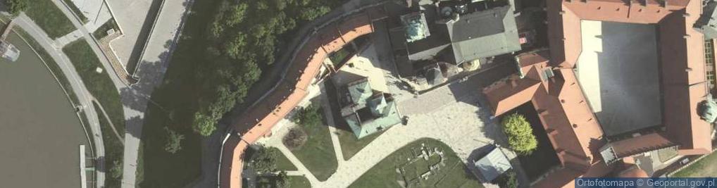 Zdjęcie satelitarne Kaplica Jana Olbrachta - Kaplice Katedry Wawelskiej