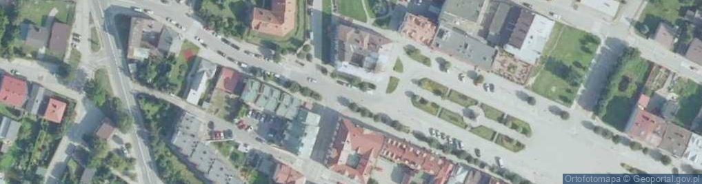 Zdjęcie satelitarne Kolegiata św. Marcina w Opatowie