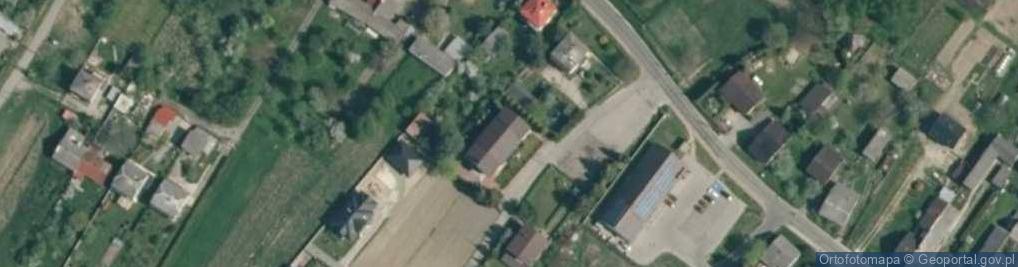 Zdjęcie satelitarne Kościół polskokatolicki św. Barbary w Krzykawie-Małobądzu