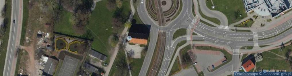 Zdjęcie satelitarne Kościół pw. Bożego Ciała
