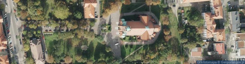 Zdjęcie satelitarne Kościół św. Anny w Zabrzu