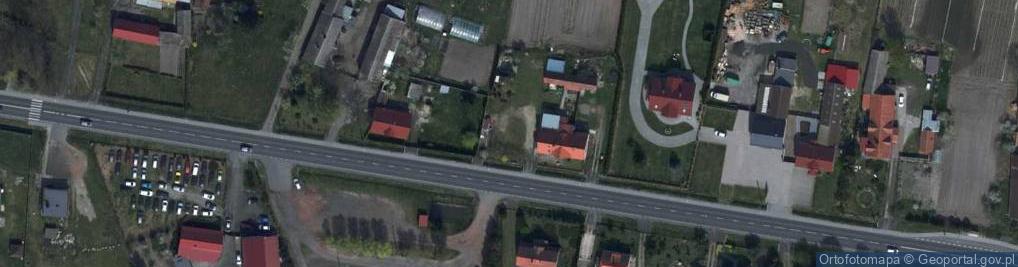 Zdjęcie satelitarne Kościół św. Jadwigi w Dębowej Łęce